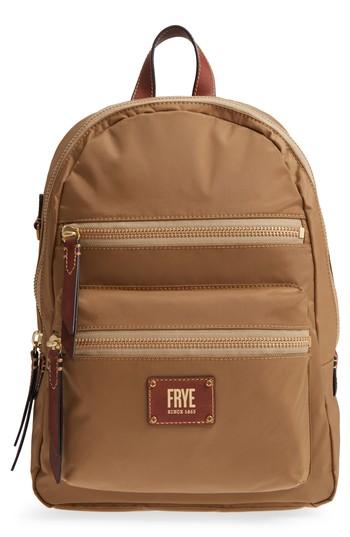 Frye Ivy Water Repellent Textile Backpack - Brown
