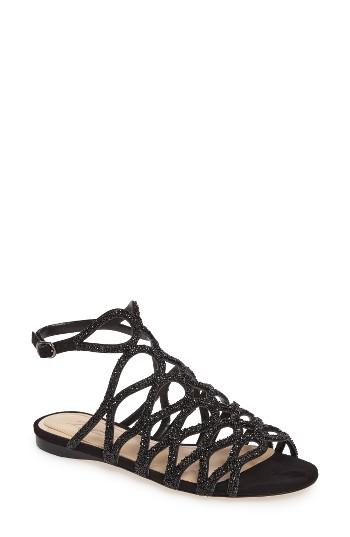 Women's Imagine By Vince Camuto Ralee Glitter Sandal M - Black