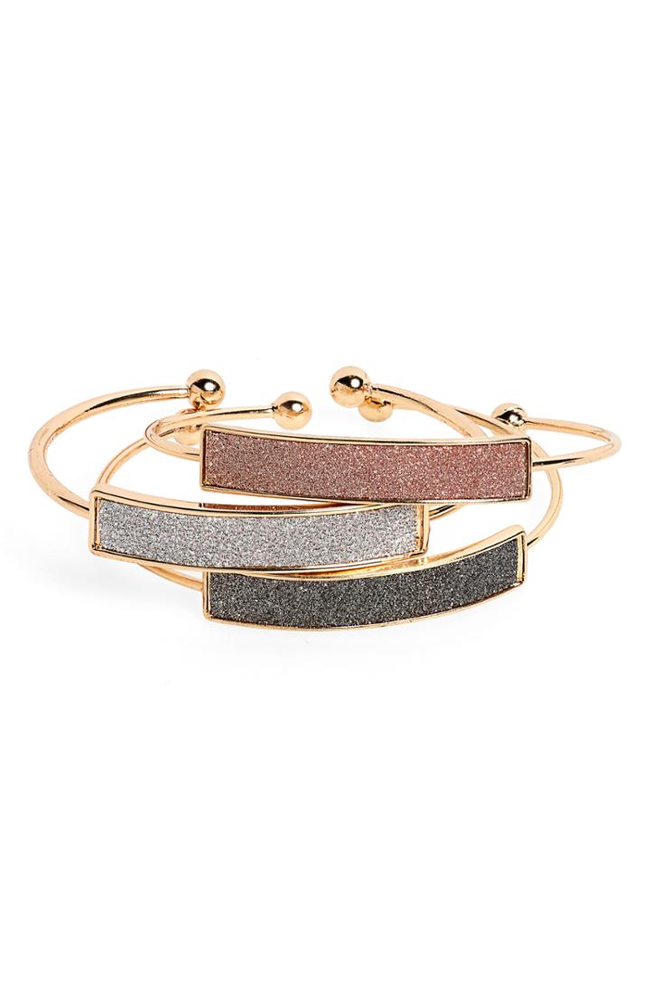 Women's Panacea Set Of 3 Cuff Bracelets