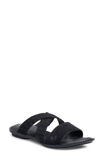 Women's B?rn Tidore Slide Sandal M - Black
