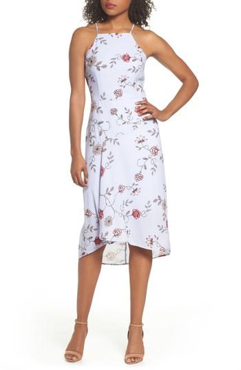 Women's Chelsea28 Floral High/low Midi Dress - Purple