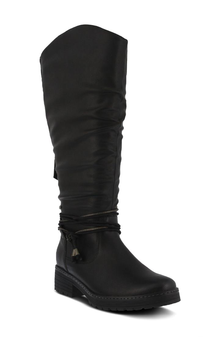 Women's Spring Step Vanquish Knee High Boot .5-7us / 37eu - Black