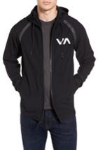 Men's Rvca Sport Grappler Hooded Jacket - Black
