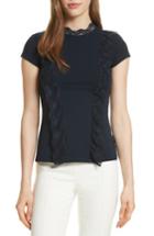 Women's Ted Baker London Lace Trim Top - Blue