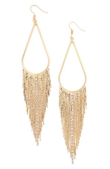 Women's Panacea Fringe & Crystal Earrings