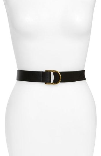 Women's Halogen Mixed Media Belt - Black