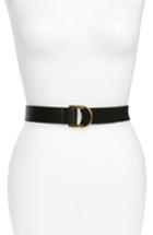 Women's Halogen Mixed Media Belt - Black