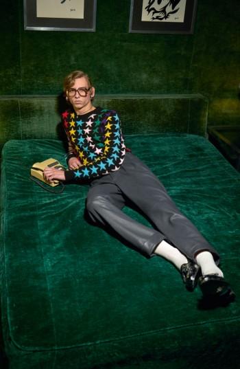 Men's Gucci Tonal Bee Heart Wool Pants Eu - Grey