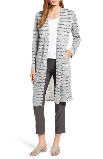 Women's Nic+zoe Pivot Long Cardigan - Grey