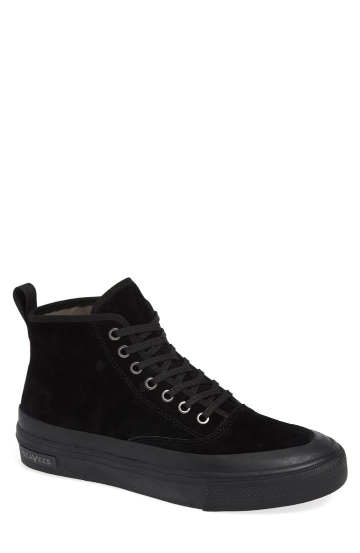 Men's Seavees Mariners Waterproof Sneaker .5 M - Black