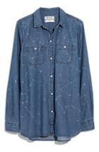 Women's Kate Spade New York Meadow Lace Trim Top, Size - Black