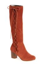 Women's Sole Society Arabella Knee High Lace-up Boot