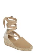Women's Toni Pons Valencia Wraparound Espadrille Wedge Eu - Beige