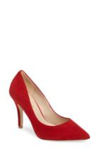 Women's Pelle Moda Vally Pointy Toe Pump .5 M - Red