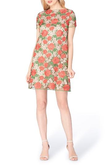 Women's Tahari Floral Lace Shift Dress