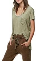 Women's Free People Rising Sun Tee - Green