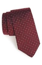 Men's Gitman Geometric Silk Tie, Size - Red