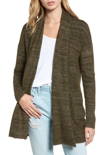 Women's Hinge Sparkle Cardigan - Green