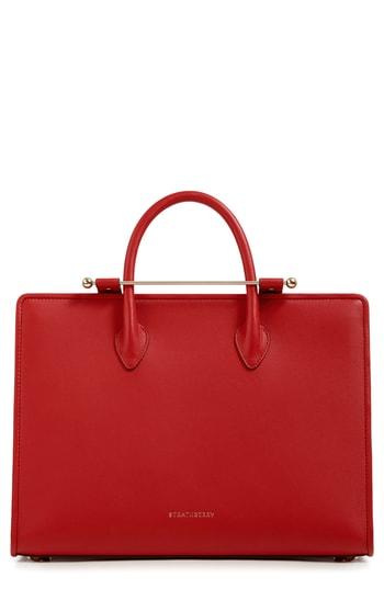 Strathberry Large Leather Tote - Red