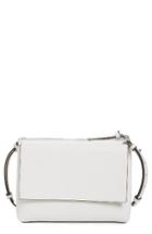 French Connection Callie Faux Leather Crossbody Bag - White