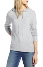 Women's Halogen Hoodie Sweater - Grey