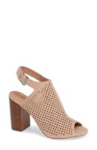 Women's Halogen Demi Perforated Shield Sandal M - Pink