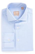 Men's Gitman Royal Oxford Tailored Fit Dress Shirt .5 - 34 - Blue
