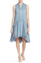 Women's Catherine Catherine Malandrino Keala Dropwaist Chambray Dress - Blue