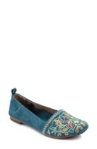 Women's Latigo Bliss Embroidered Flat M - Blue