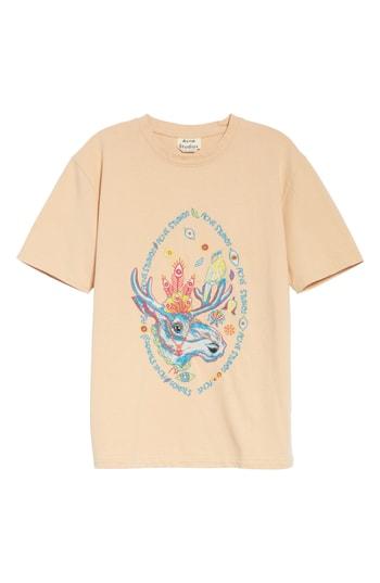 Women's Acne Studios Bemabe Moose Tee - Beige