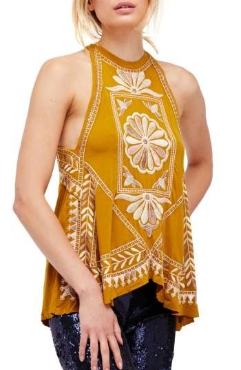 Women's Free People Isabella Tank - Yellow