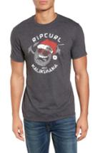 Men's Rip Curl Santa Pineapple Graphic T-shirt - Grey