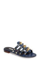Women's Balenciaga Studded Slip-on Sandal Us / 36eu - Blue