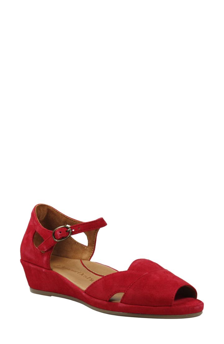 Women's L'amour Des Pieds Betterton Sandal M - Red