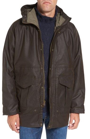 Men's Filson All-season Waterproof Hooded Raincoat