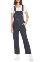 Women's Rag & Bone/jean Patched Dungaree Overalls, Size - Blue