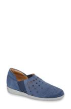 Women's Sesto Meucci Ditty Perforated Slip-on M - Blue