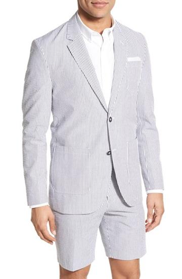 Men's Singer + Sargent Fit Seersucker Cotton Blazer