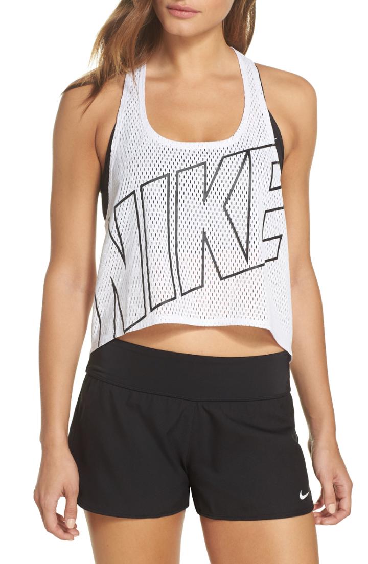 Women's Nike Mesh Crop Top Cover-up