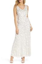 Women's Pisarro Nights 3d Texture Tulle Gown - Ivory