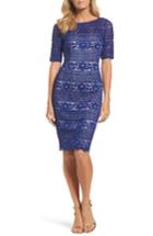 Women's Adrianna Papell Corded Lace Dress - Blue