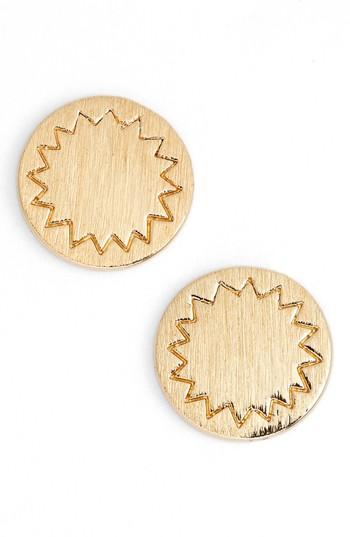 Women's Rebecca Minkoff Mini Etched Medallion Stud Earrings