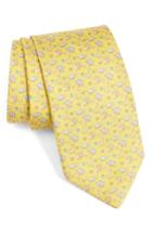 Men's Salvatore Ferragamo Circus Animals Woven Silk Tie, Size - Yellow