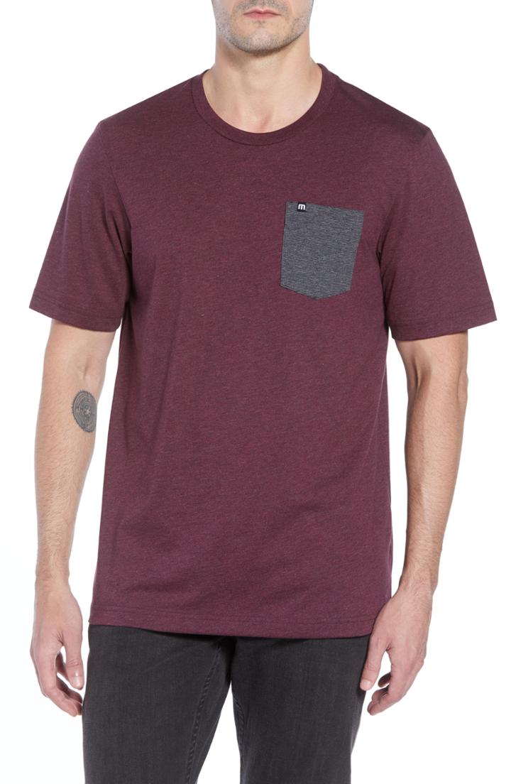 Men's Travis Mathew Dressdown Crewneck T-shirt - Red