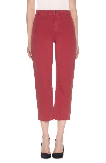 Women's Joe's The Jane High Waist Crop Pants - Red