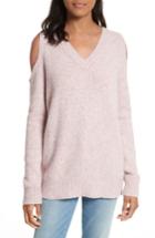 Women's Rebecca Minkoff Page Cold Shoulder Sweater, Size - Pink