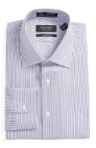 Men's Nordstrom Men's Shop Smartcare(tm) Traditional Fit Check Dress Shirt .5 - 36 - Purple