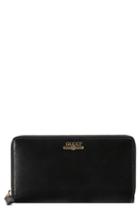 Men's Gucci Leather Zip Wallet - Black