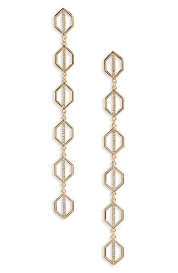 Women's Bp. Geo Chain Drop Earrings