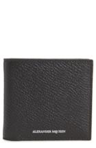 Men's Alexander Mcqueen Leather Billfold Wallet -